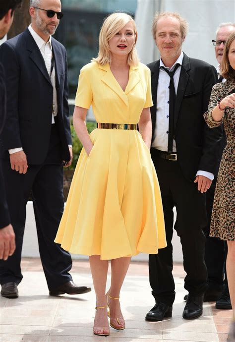 dior yellow dress dunst|Sewing a dress from scratch (Kirsten Dunst's yellow Dior dress .